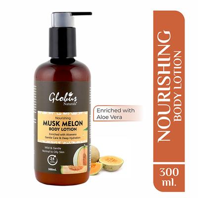 Globus Naturals Nourishing Muskmelon Body Lotion Enriched 300 ml - Lotions & Creams