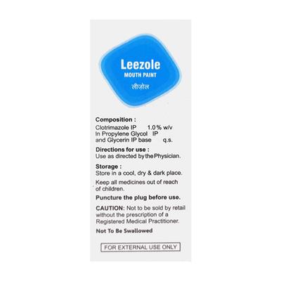 LEEZOLE Mouth Paint 15ml - Fungal Infections-Taa