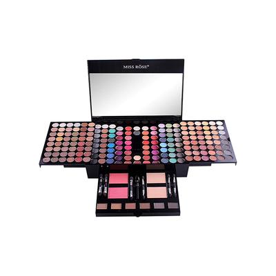 Miss Rose Professional Makeup Kit Including 90 Color Glitter & 90 Color Matte Eyeshadow 2 Compact Powder 2 Color Blusher & 6 Color Eyebrow 7002 - 004Y 40 gm - Compact Powder