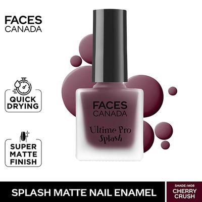 Faces Canada Ultime Pro Splash Nail Enamel Cherry Crush M08 8 ml - Nail Polish