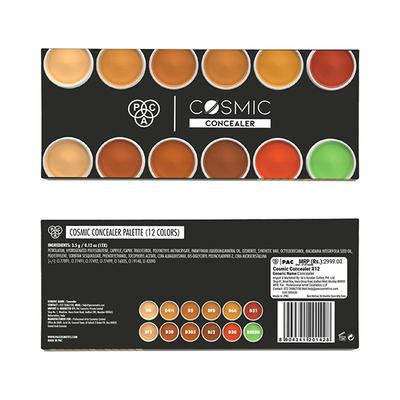 Pac Cosmic Concealer Palette (12 Colors) X12 3.5gm - Concealer