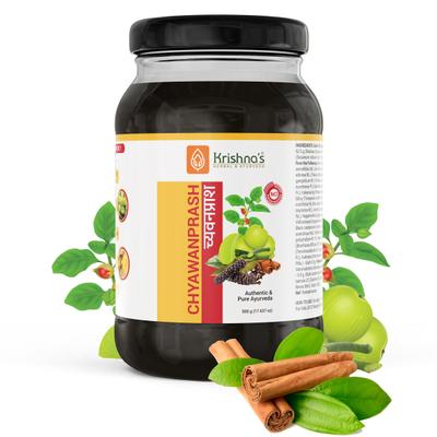 Krishna's Herbal & Ayurveda Chyawanprash (Preservative Free) 500 gm - Chyawanprash