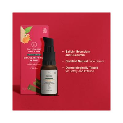 Juicy Chemistry BHA Serum, , for Face Acne Control & Pitted Scars, Clarifying Face Serum 10.0 ml - Face Oils