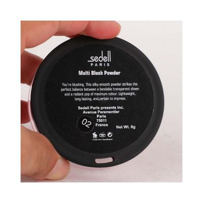 Sedell Professional Multi Blush Powder 02 Shade 8 gm - Blushes