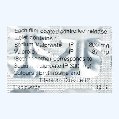 Valprol CR 300mg Tablet 15'S - Epilepsy/Convulsion-Ant