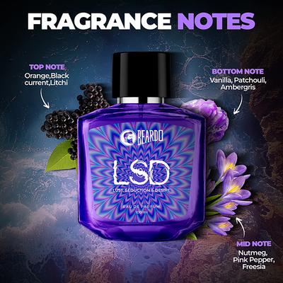 Beardo Lsd Perfume Long-Lasting Eau De Parfum For Men 100 ml - Men Perfumes (Edt/Edp)