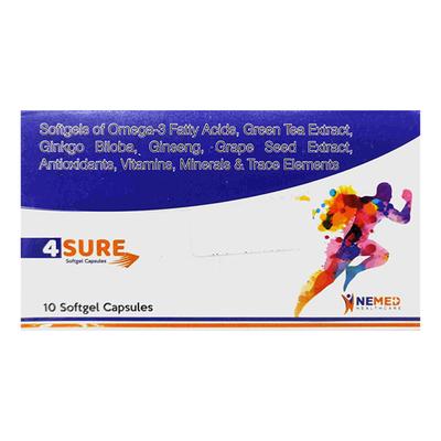 4 SURE Softgel Capsule 10's - Supplements-Vam