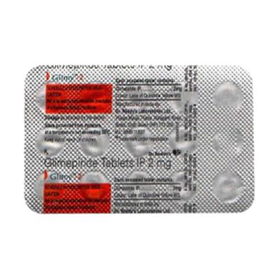 Glimy 2mg Tablet 15'S - Diabetes-Ant