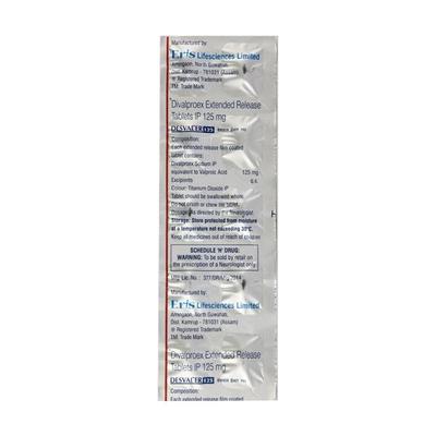 Desval ER 125mg Tablet 10'S - Epilepsy/Convulsion-Ant