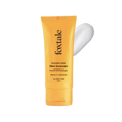 Foxtale Essentials Brightening Spf 50 Sunscreen with Vitamin C and Niacinamide 50 ml - Face Sunscreen