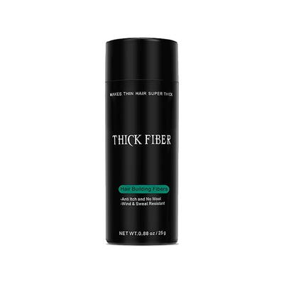 Thick Fiber Hair Building Fibers (Black) M - Fine Hair -Hair Thickening Fibers For Unisex 25 gm - Hair Treatment