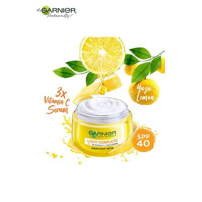Garnier Light Complete Serum Cream 45G With Light Complete Body Lotion 125Ml Free 170 Gm - Day Cream