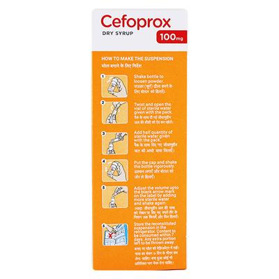 CEFOPROX TANGY ORANGE FLAVOUR 100mg Dry Syrup 30ml - Bacterial Infections-Cep