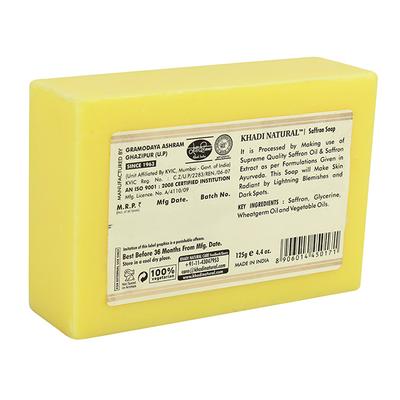 KHADI NATURAL SAFFRON SOAP 125 gm - Soaps
