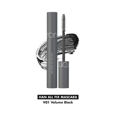 Rom&Nd Han All Fix Mascara V01 Volume Black 7 gm - Mascaras