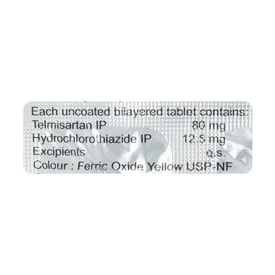 Telmikind H 80mg Tablet 10'S - Hypertension-Ang