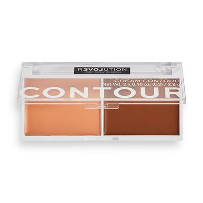 Makeup Revolution Relove Cream Contour Duo Medium 5.8 gm - Contour
