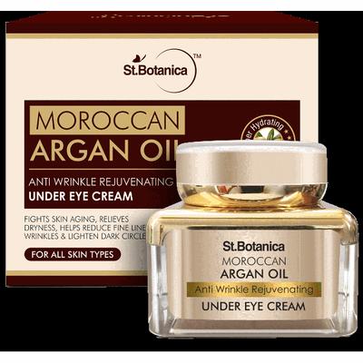 Stbotanica Moroccan Argan Oil Anti Wrinkle Rejuvenating Under Eye Cream 30 gm - Under Eye Creams & Serums
