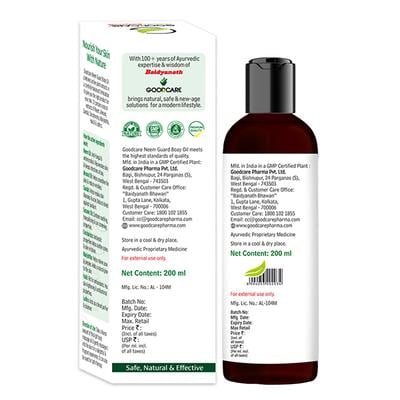 Goodcare Neem Guard Body Oil 200 ml - Massage Oils