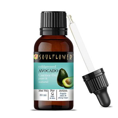 Soulflower Coldpressed Avocado Carrier Oil 30 ml - Carrier Oils