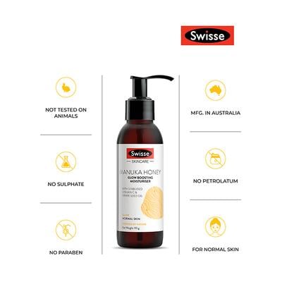 Swisse SC Manuka Honey Glow Boosting Moisturiser 115 gm - Face Creams