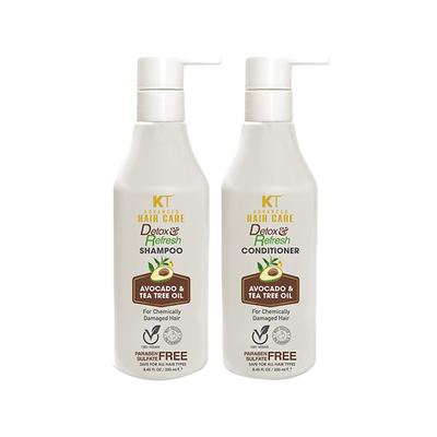 Kehairtherapy Advance Hair Care Detox & Refresh Shampoo & Conditioner (Pack of 2 ) 500 ml - Straight Hair