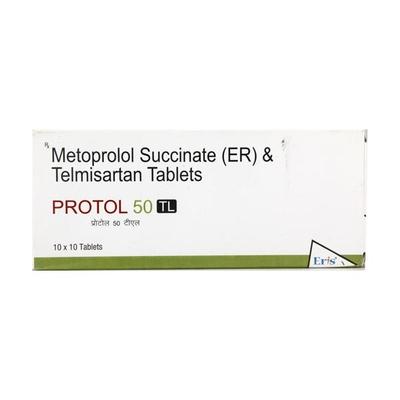 Protol 50 TL Tablet 10'S - Hypertension-Ang