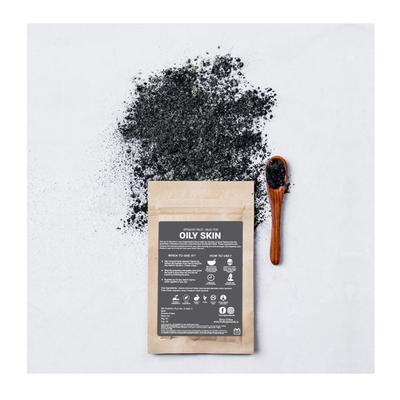 Love Organically Oily Skin Organic Face Pack Powder - Dead Sea Mud + Bamboo Charcoal 25 gm - Face Packs