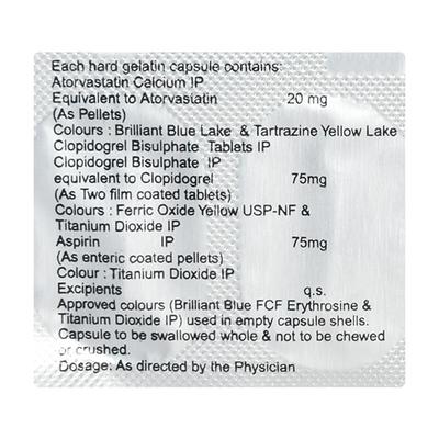 Atorsave Gold 20mg Capsule 10'S - High Cholesterol-Dys