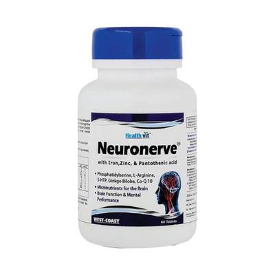 Healthvit Neuronerve- Tablets 60's - Herbal Dietary Supplement