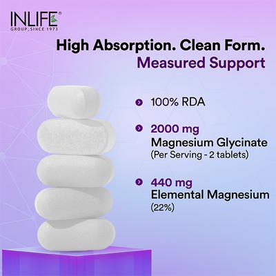 INLIFE Magnesium Glycinate Forte Tablets 60's - Multi-Vitamins