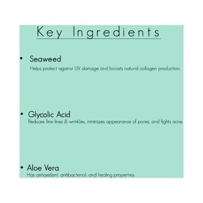 Vitamins & Sea Beauty, Exfoliating Face Toner with Glycolic Acid and Seaweed 237 ml - Face Mists