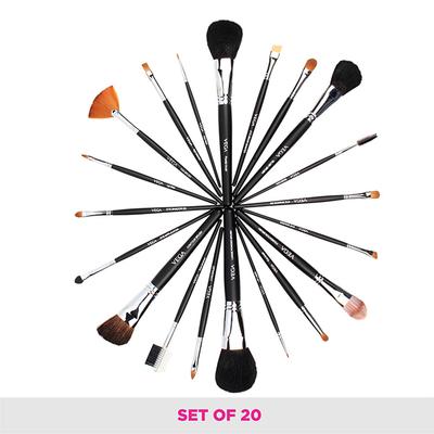Vega Set Of 20 Brushes (LK - 20) 740.4 gm - Face Brush
