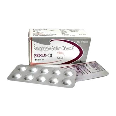 Pezole 40mg Tablet 10'S - Ulcer/Reflux/Flatulence-Aaa