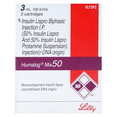 Humalog Mix50 Cartridge 1X3ml - Diabetes-Ins