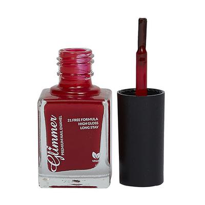 Glimmer Premium Nail Enamel Red Apple 10 ml - Nail Polish