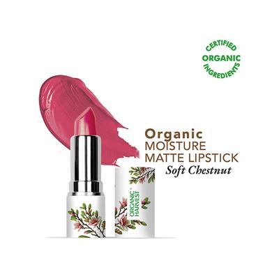 Organic Harvest Moisture Matte Lipstick - Soft Chestnut 4 gm - Lipsticks
