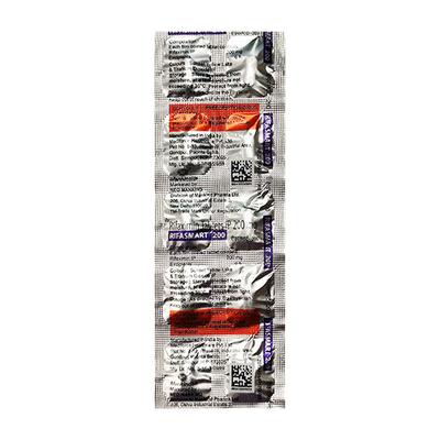 RIFASMART 200 Tablet 10's - Bacterial Infections-OAB