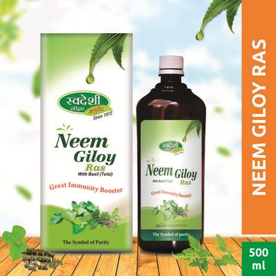 Swadeshi Neem Giloy Ras Liquid 500 ml - Giloy