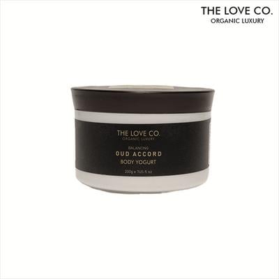 The Love Co. Luxury Oud Accord Body Yogurt - 72 Hour Intense Hydrating Shea Body Butter - Deep Moisturization for Winters With Pure Shea Butter for Nourishing Essential Body Care 200 gm - Body Butter