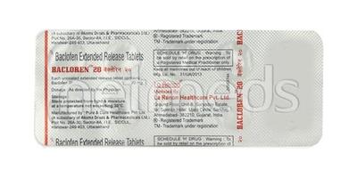 Bacloren 20mg Tablet 10'S - Muscle Cramps/Spasticity-Mus
