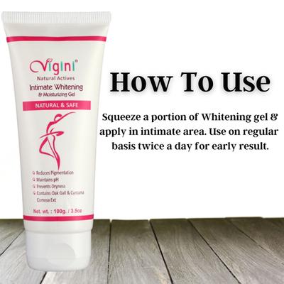 Vigini Intimate Whitening & Moisturizing Gel 100 gm - Intimate Care