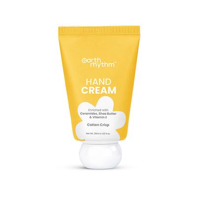 Earth Rhythm Hand Cream Cotton Crisp 30 gm - Lotions & Creams