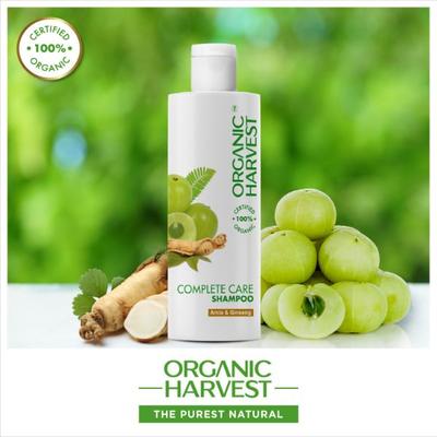 Organic Harvest Amla Hair Shampoo with Ginseng for Soft Hair 250 ml - Shampoos