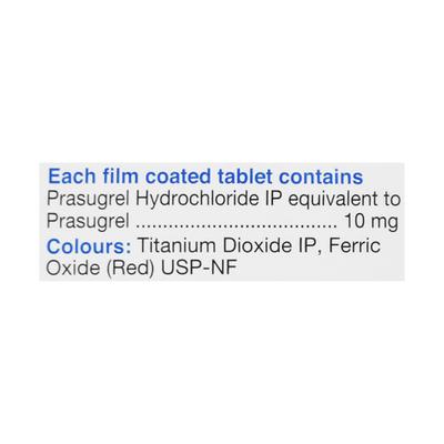 Prasuvas 10mg Tablet 10'S - Blood Clot-Ant