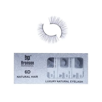 Bronson Professional False Eyelashes Set of 10 Pair 6D Long and Natural 117 Fake False Lashes 1's - Eyelashes