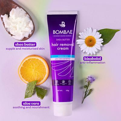 Bombae Shea Butter Hair Removal Cream - 100gm 3's - Hair Removal Cream