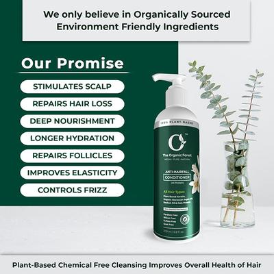 Organic Forest 100% Chemical-Free Anti Hair Fall Conditioner 200 ml - Conditioners