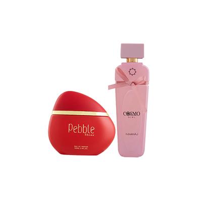Maryaj Pebble Shine EDP Floral Fruity Perfume And Maryaj Cosmo Girl EDP Floral Powdery Perfume 200 ml - Women Perfumes (Edt/Edp)