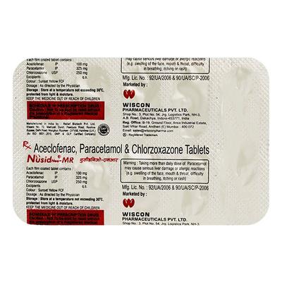 NUSID NEO MR Tablet 10's - Pain relief-Nsa